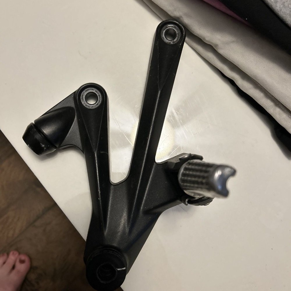 06-11 Ninja ZX14 ZX-14 Rear Right Passenger Peg Bracket